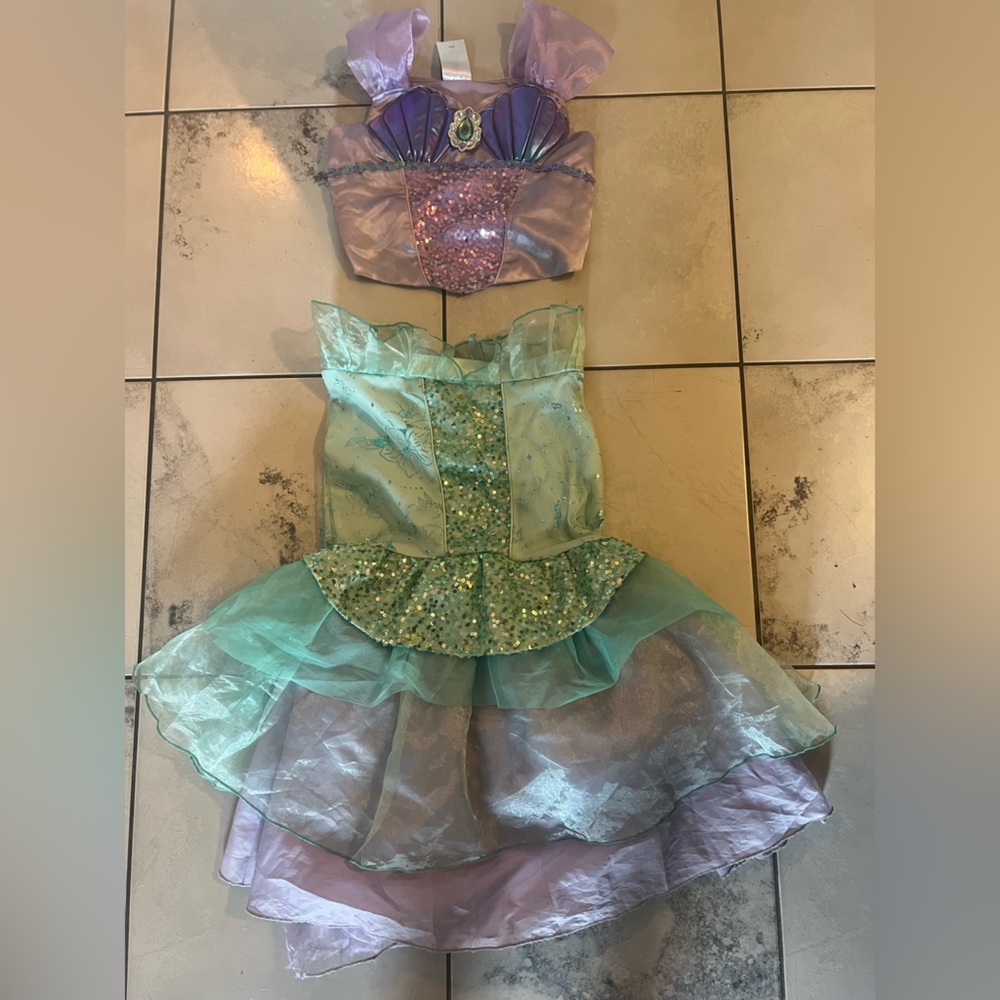 Disney Little Mermaid Costume – Size 7/8 – Worn Once, Excellent Condition